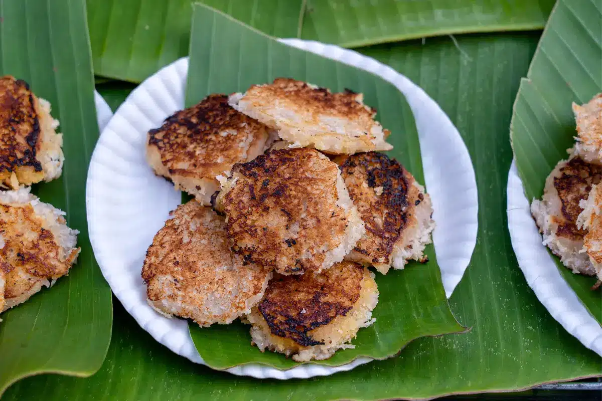 Crispy Banana Blossom Vegan Fish with Lemon and Tartar Sauce