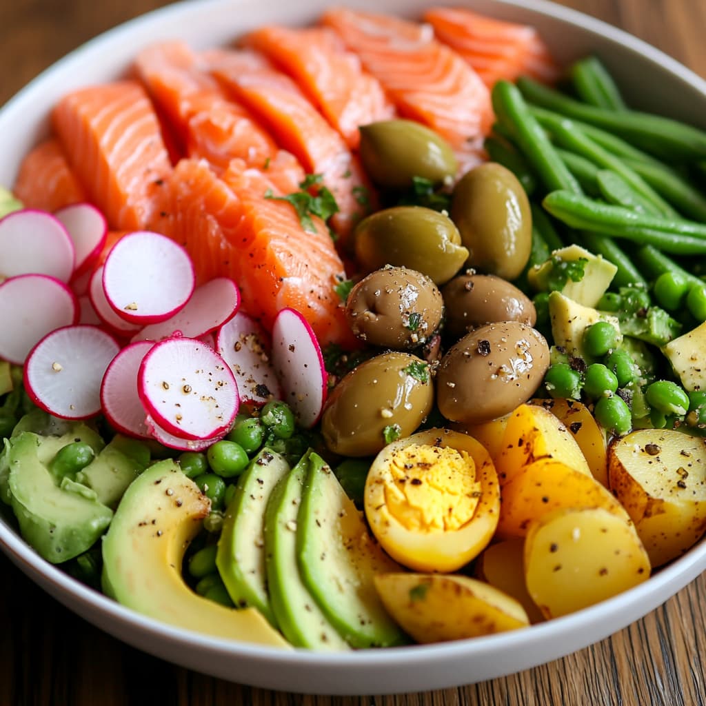 Salmon Niçoise Salad – A French Classic with a Modern Twist