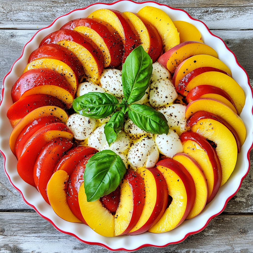 Peach Caprese Salad: A Summer-Perfect Twist on an Italian Classic
