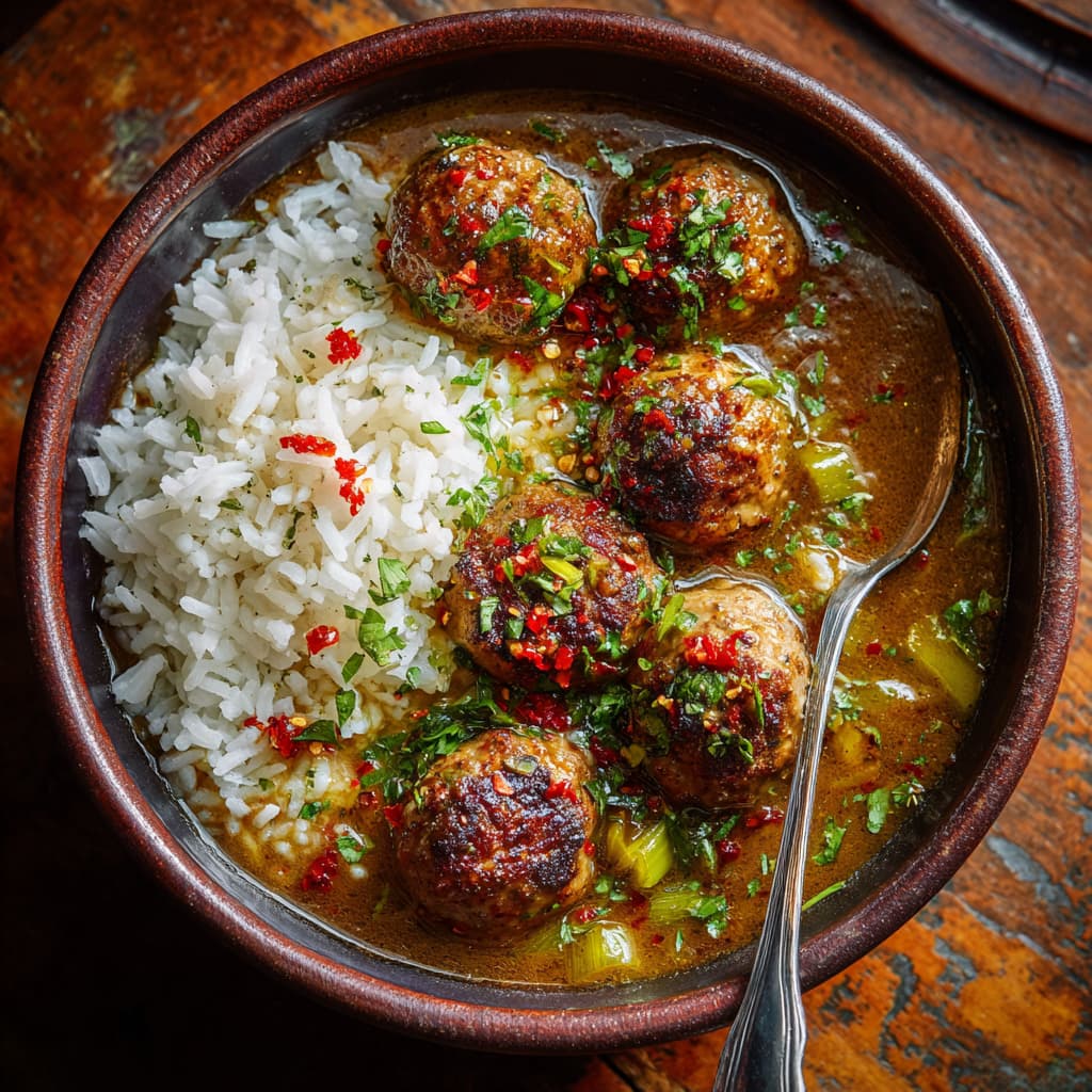 Firecracker Chicken Meatballs