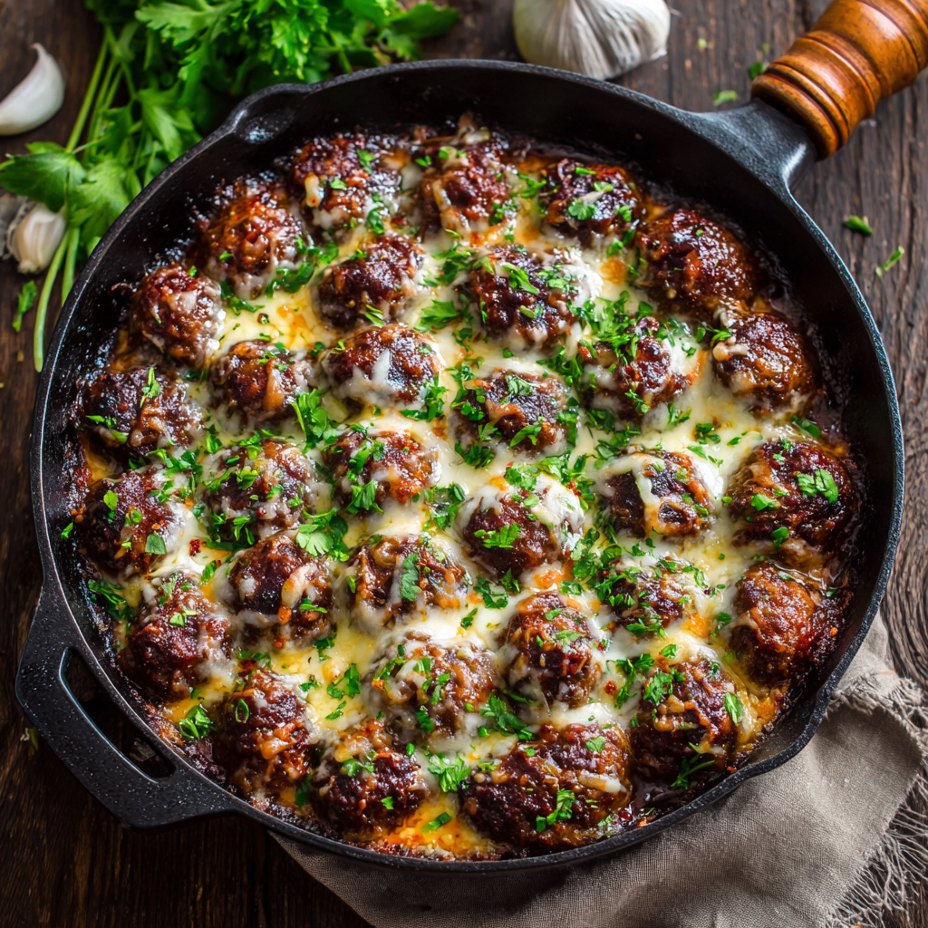 French Onion Meatballs with Savory Onion Sauce