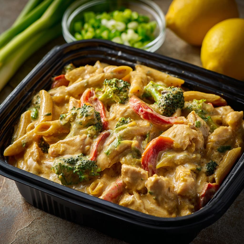 Creamy Chicken & Veggie Pasta