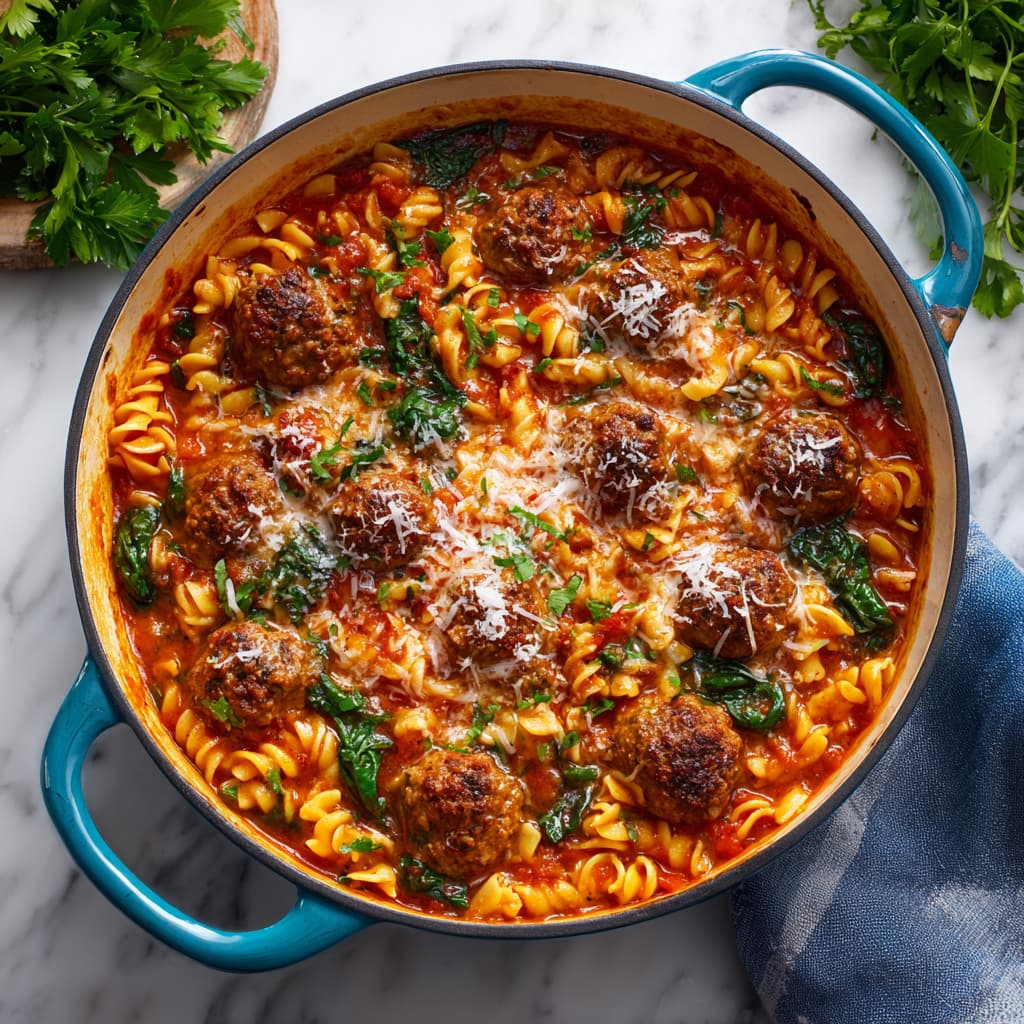 Hearty Meatball Soup with Vegetables