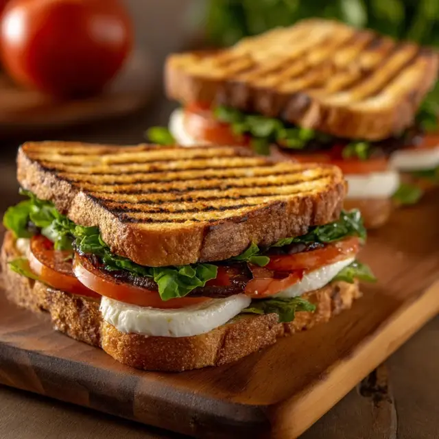 Fresh Caprese Sandwich Recipe – A Burst of Italian Flavor