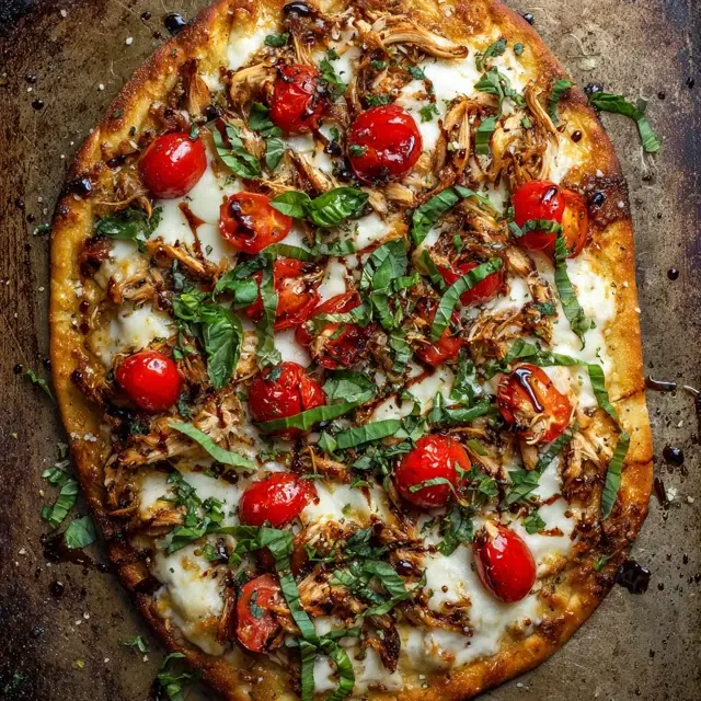 Chicken Caprese Flatbread: A Fresh, Flavor-Packed Recipe for Any Occasion