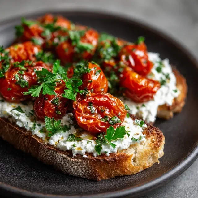 Garlic & Cheese Tomato Toast – A Flavor-Packed Anytime Snack