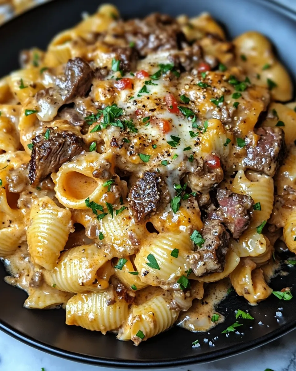 The Best Creamy Paprika Steak Shells Recipe