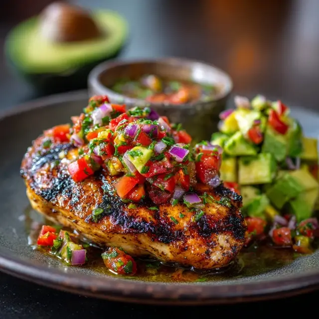 Grilled California Avocado Chicken