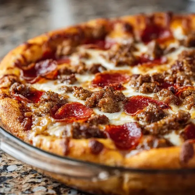 Meat Pizza Casserole