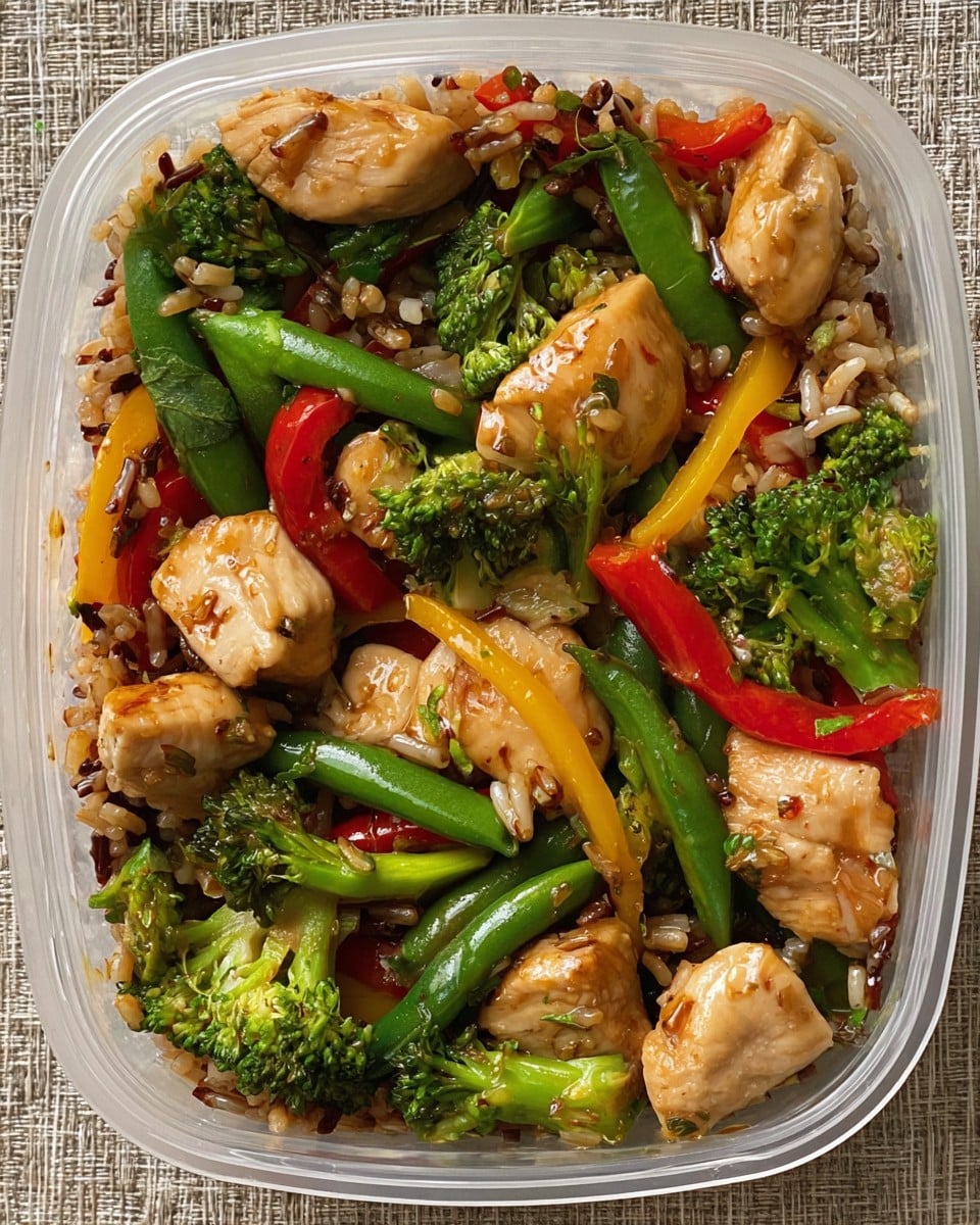Insanely Tasty Chicken Stir-Fry Meal Prep with Rainbow Veggies: Colorful, Clean, and Crave-Worthy