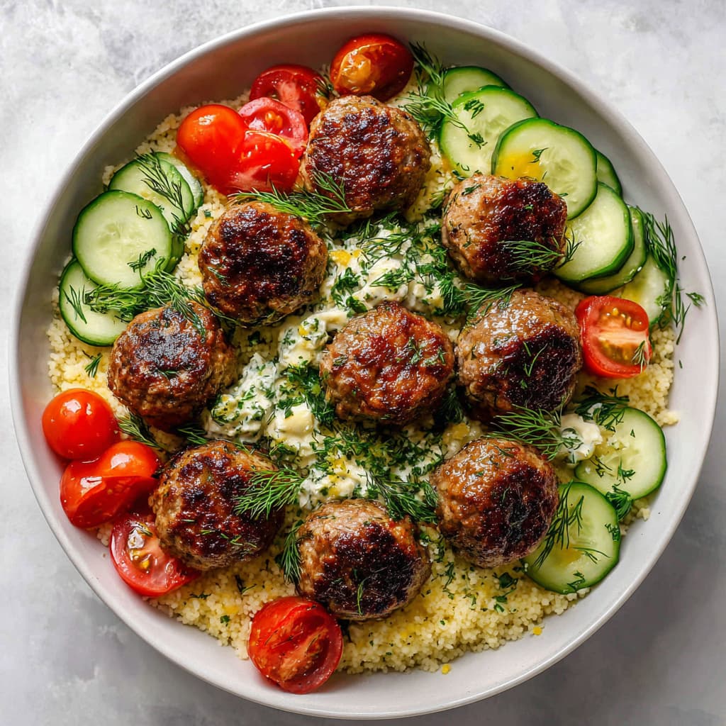 Juicy Zaatar Ground Lamb Patties