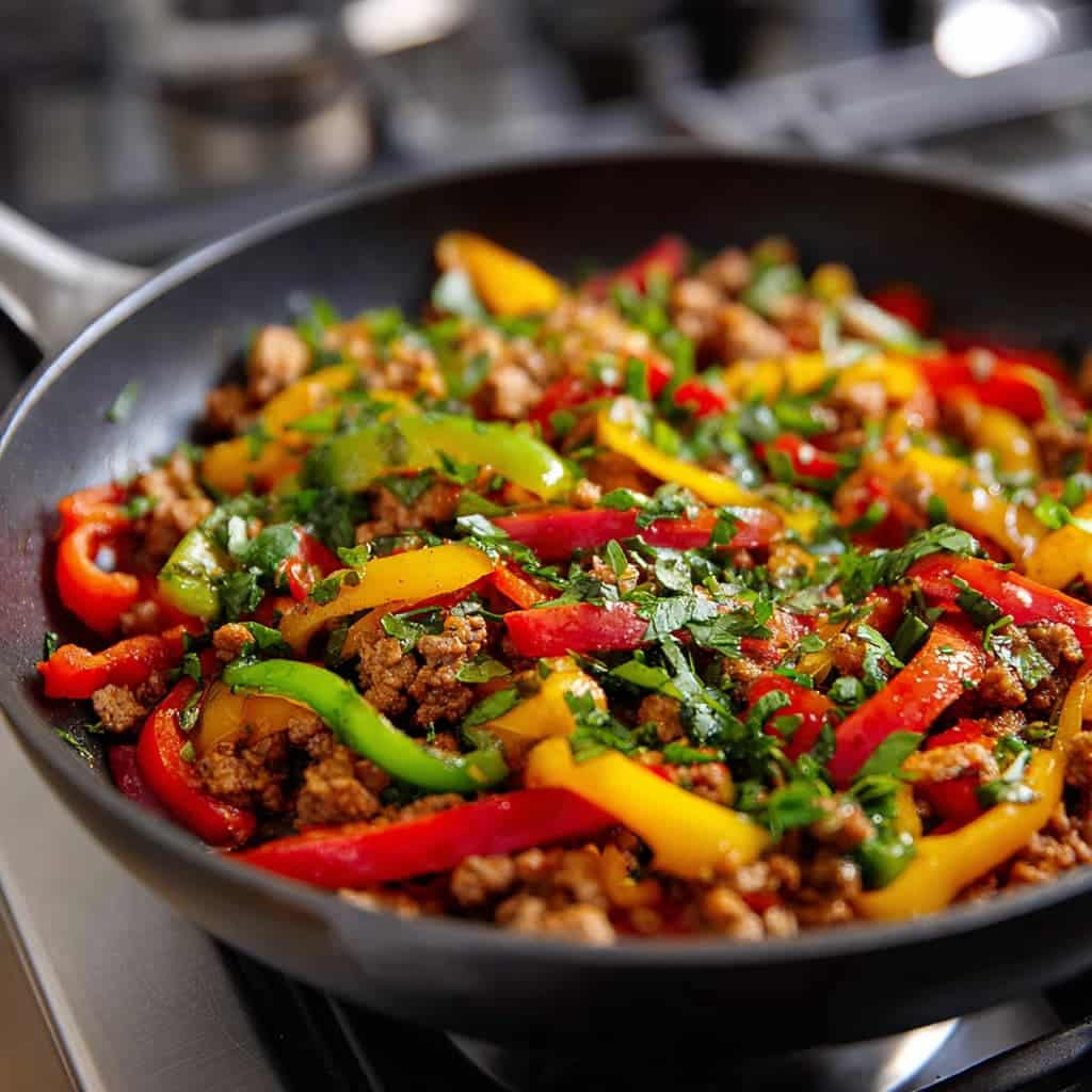 Ground Turkey and Peppers: A Healthy, Flavorful 30-Minute Dinner