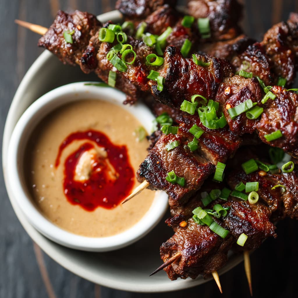 Beef Satay with Peanut Sauce: A Flavor-Packed Southeast Asian Classic