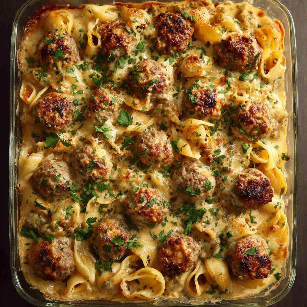 Swedish Meatball Pasta Bake: A Comforting, Cheesy Casserole