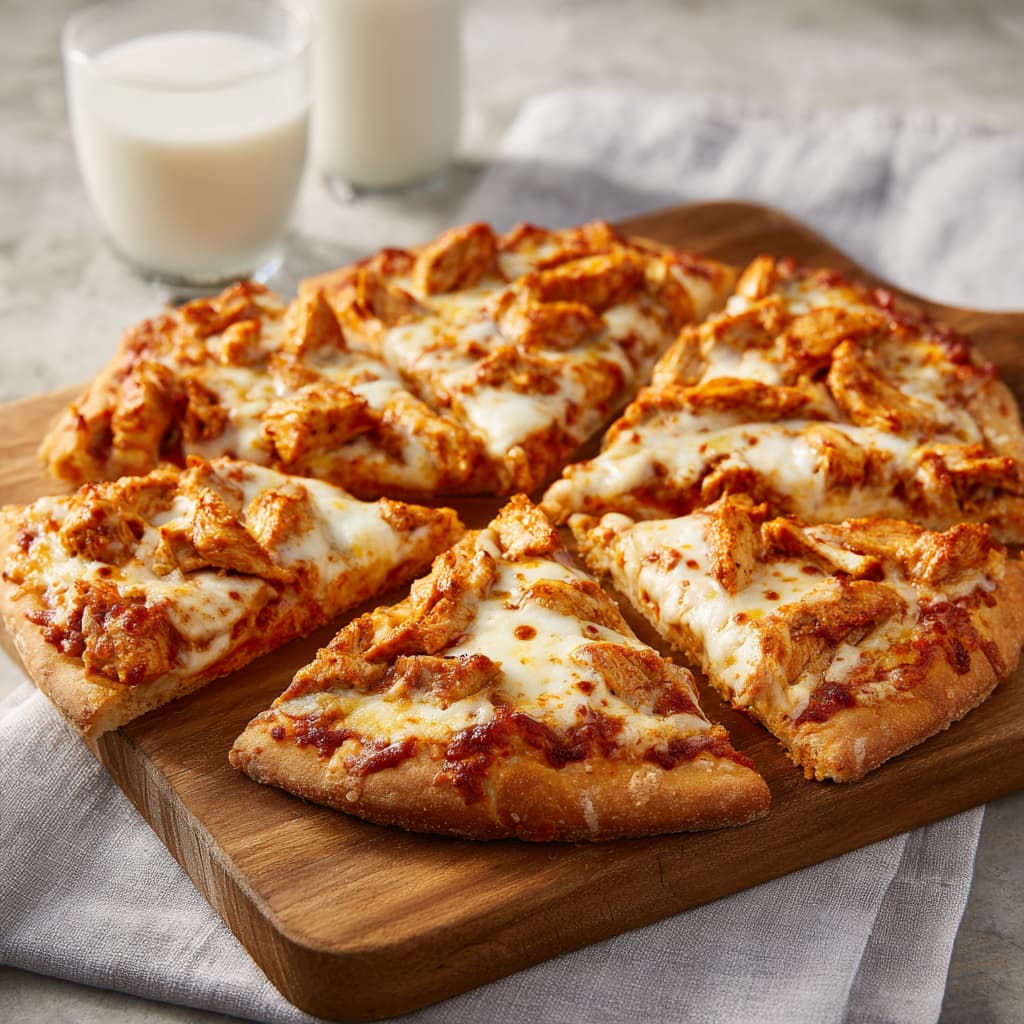 Spicy & Cheesy Buffalo Chicken Pizza Recipe for Game Night or Any Night