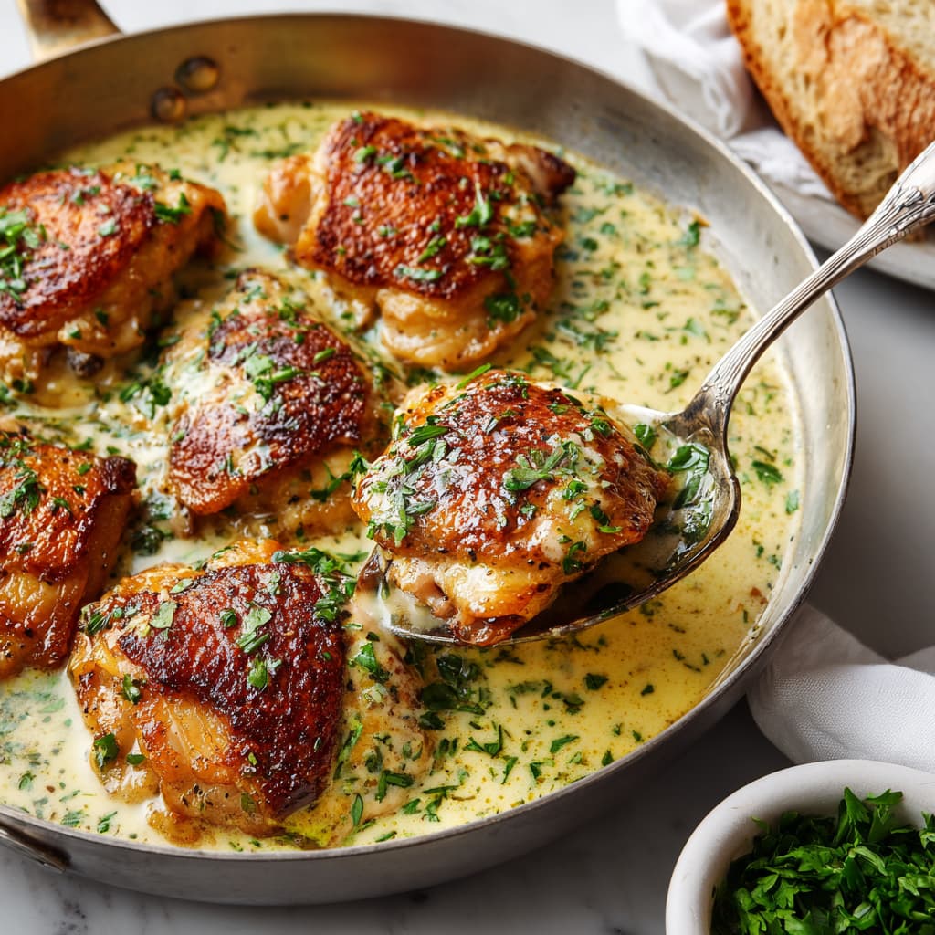 Creamy Garlic Chicken: A Rich, Comforting Skillet Classic