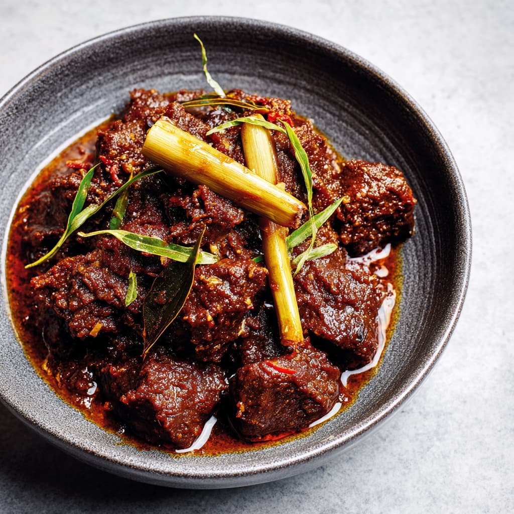 Beef Rendang (Indonesian Slow-Cooked Curry): A Deep Dive into Sumatra’s Signature Dish