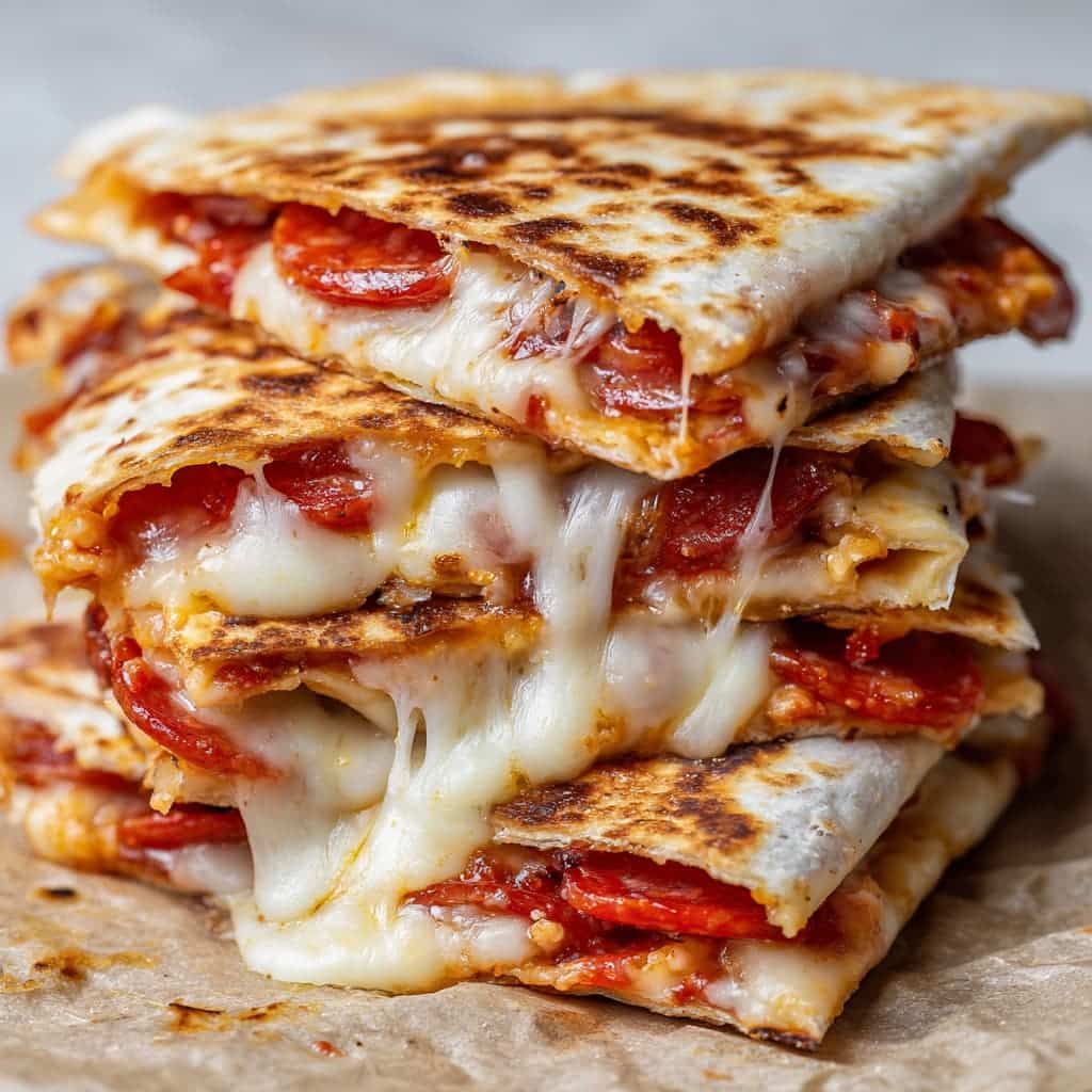 Pepperoni Pizza Quesadilla: A Quick and Cheesy Fusion Favorite