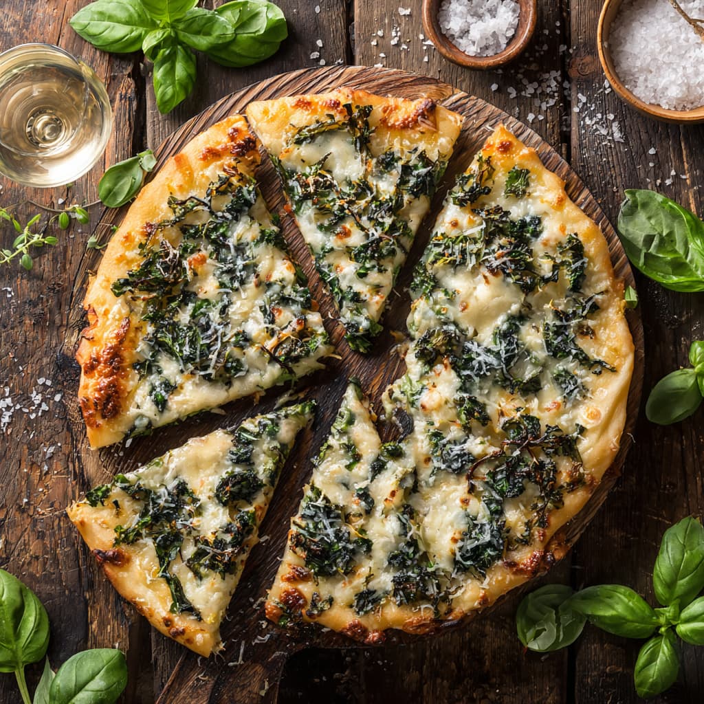 Spinach and Feta Pizza: A Mediterranean-Inspired Delight