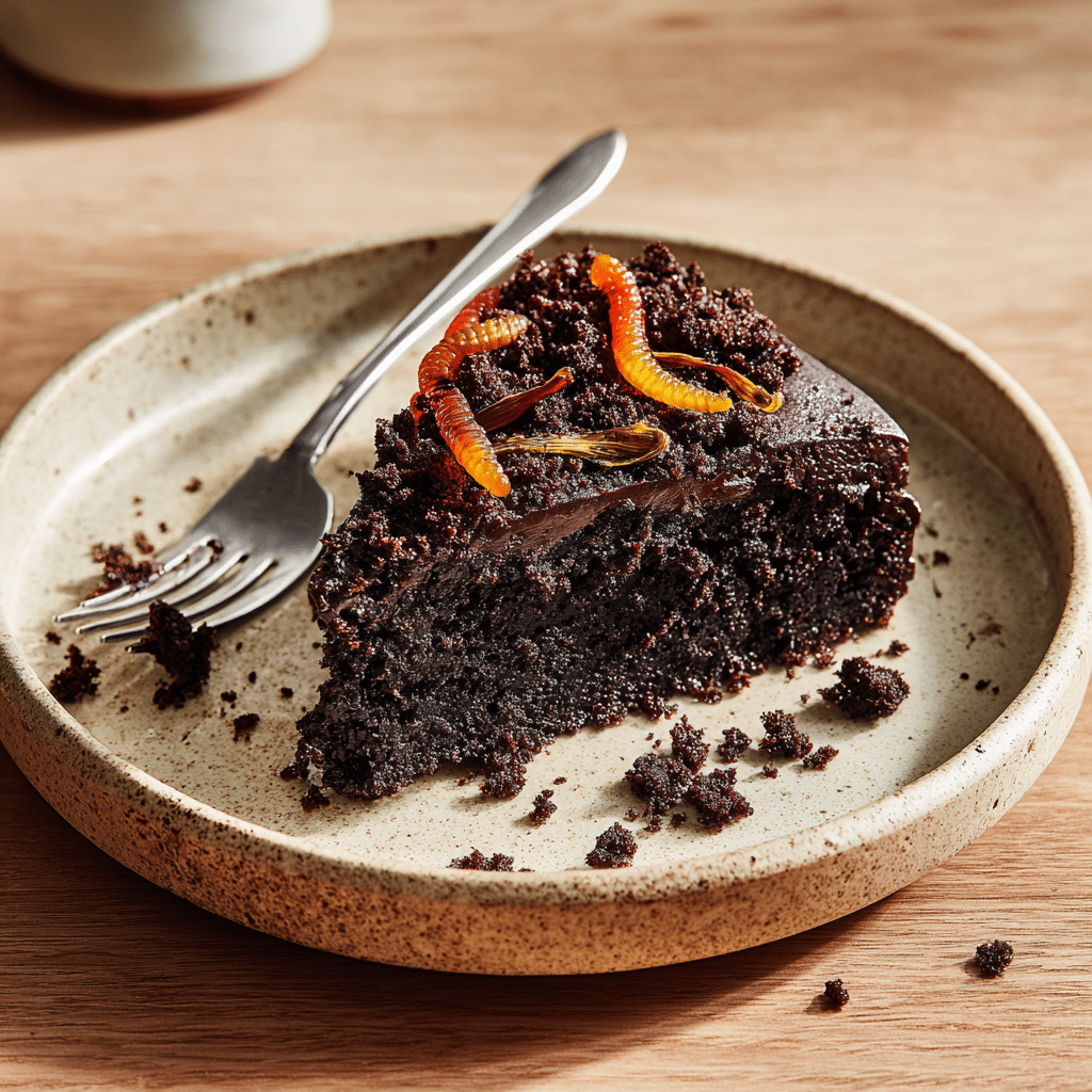 Dark Chocolate Pecan “Worms in Dirt” Mousse Tart: A Grown-Up Twist on a Halloween Classic