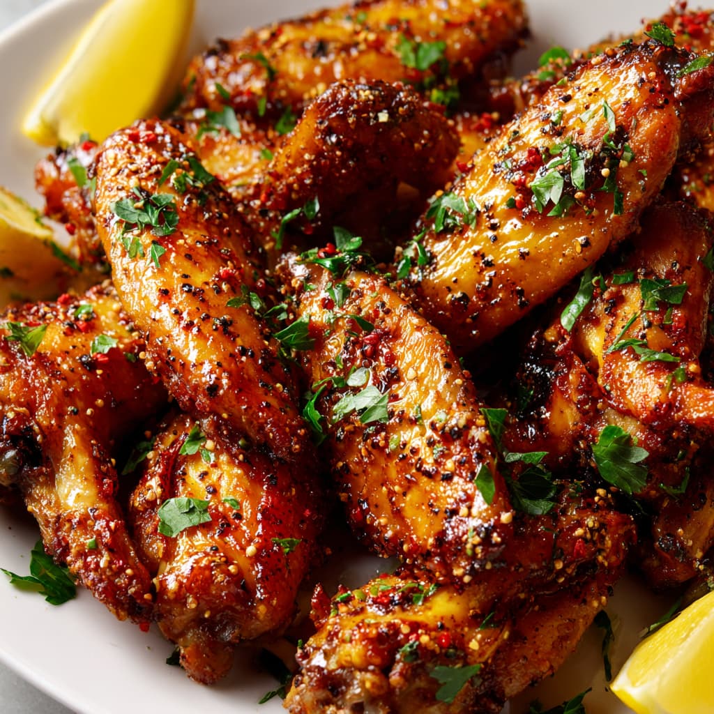 Lemon Pepper Chicken Wings: Zesty, Crispy, and Irresistibly Addictive