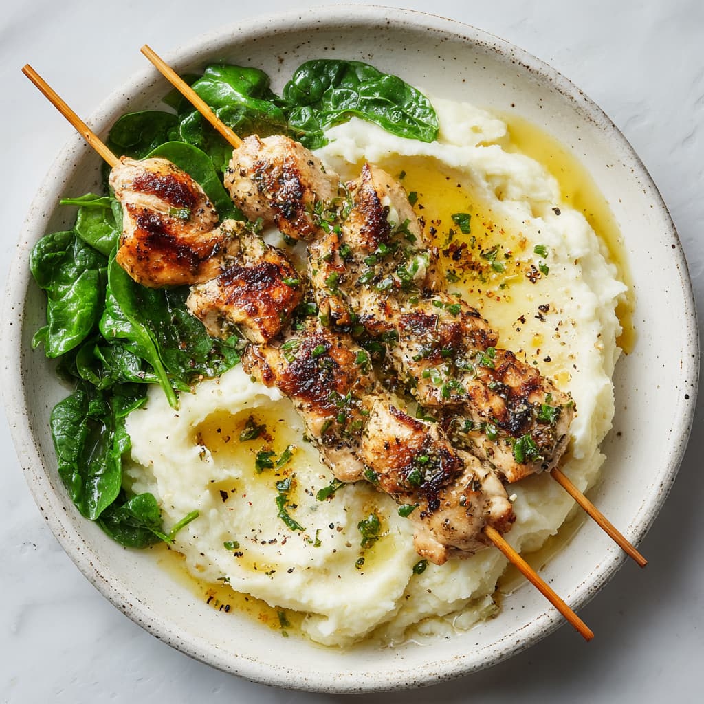 Preserved Lemon Chicken Skewers