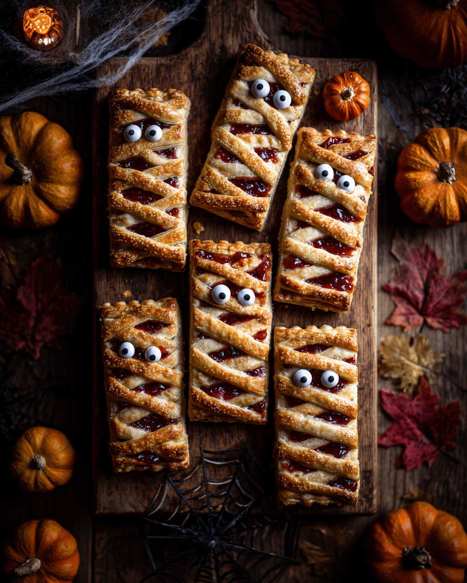 Easy Mummy Cherry Pies Recipe: A Spooky-Sweet Halloween Treat
