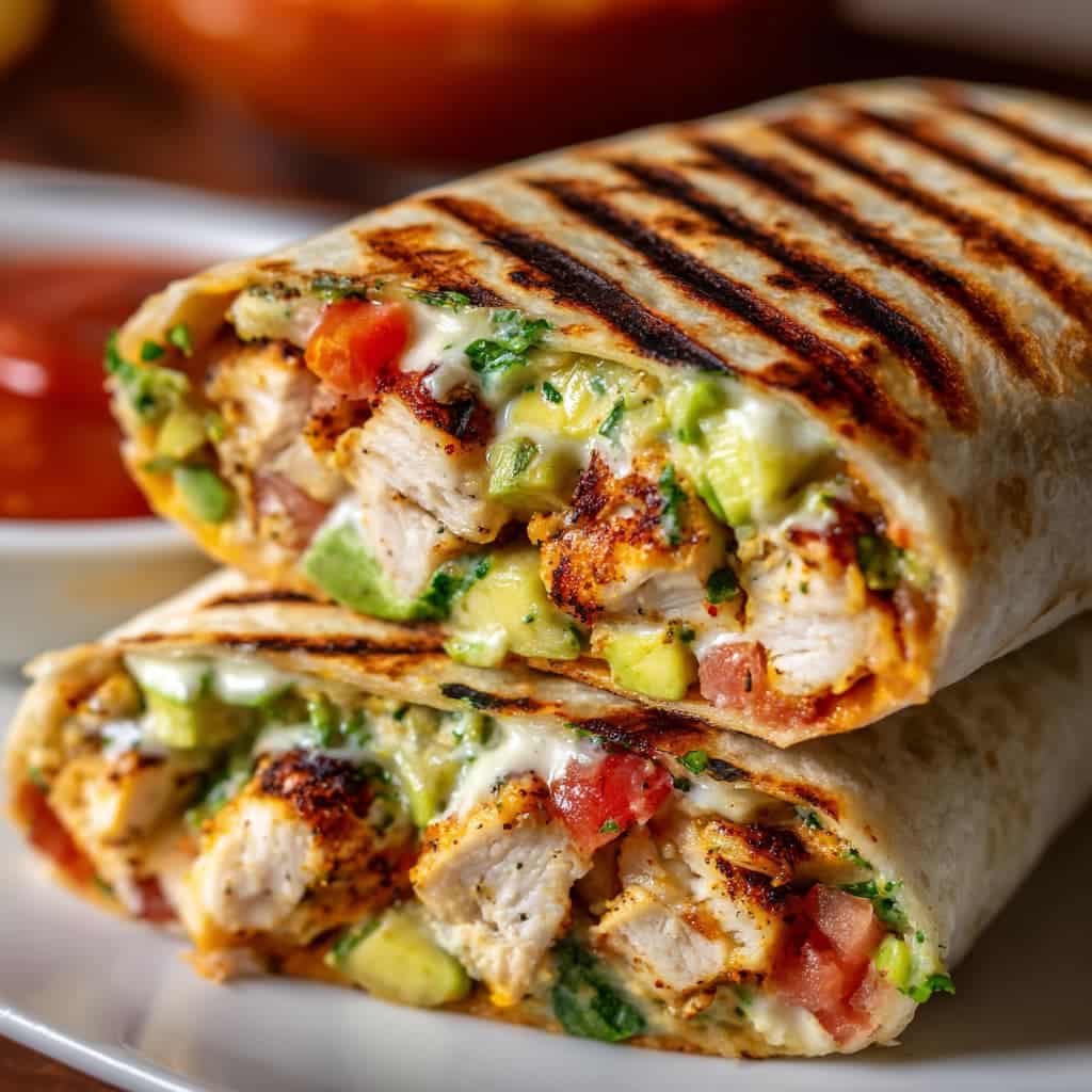 Best Cheesy Chicken Avocado Wrap Recipe