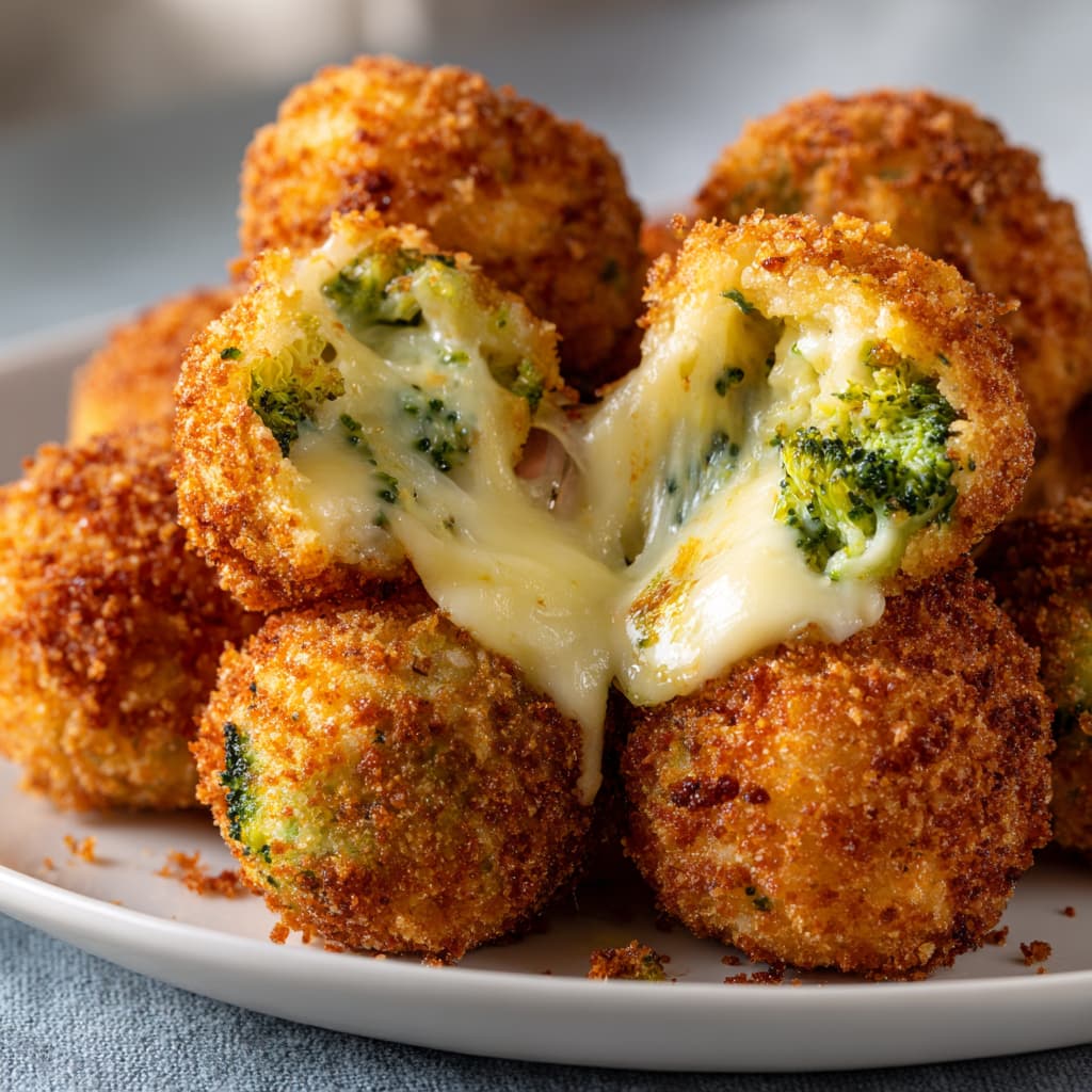 Baked Broccoli Cheese Balls