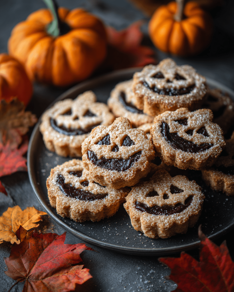 Milk Chocolate Stuffed Jack-O’-Lantern Cookies: A Sweet and Spooky Halloween Treat