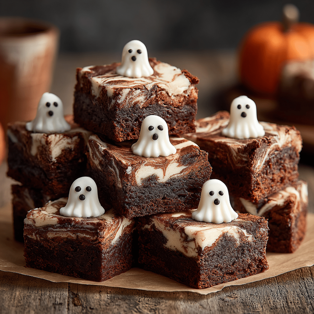 Ghost Brownies: A Spooky & Easy Halloween Treat