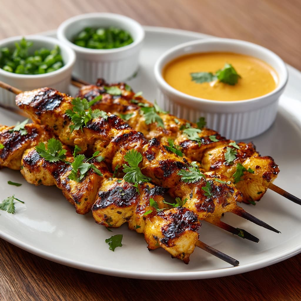 Chicken Satay with Peanut Sauce: A Flavorful Journey into Southeast Asian Street Food