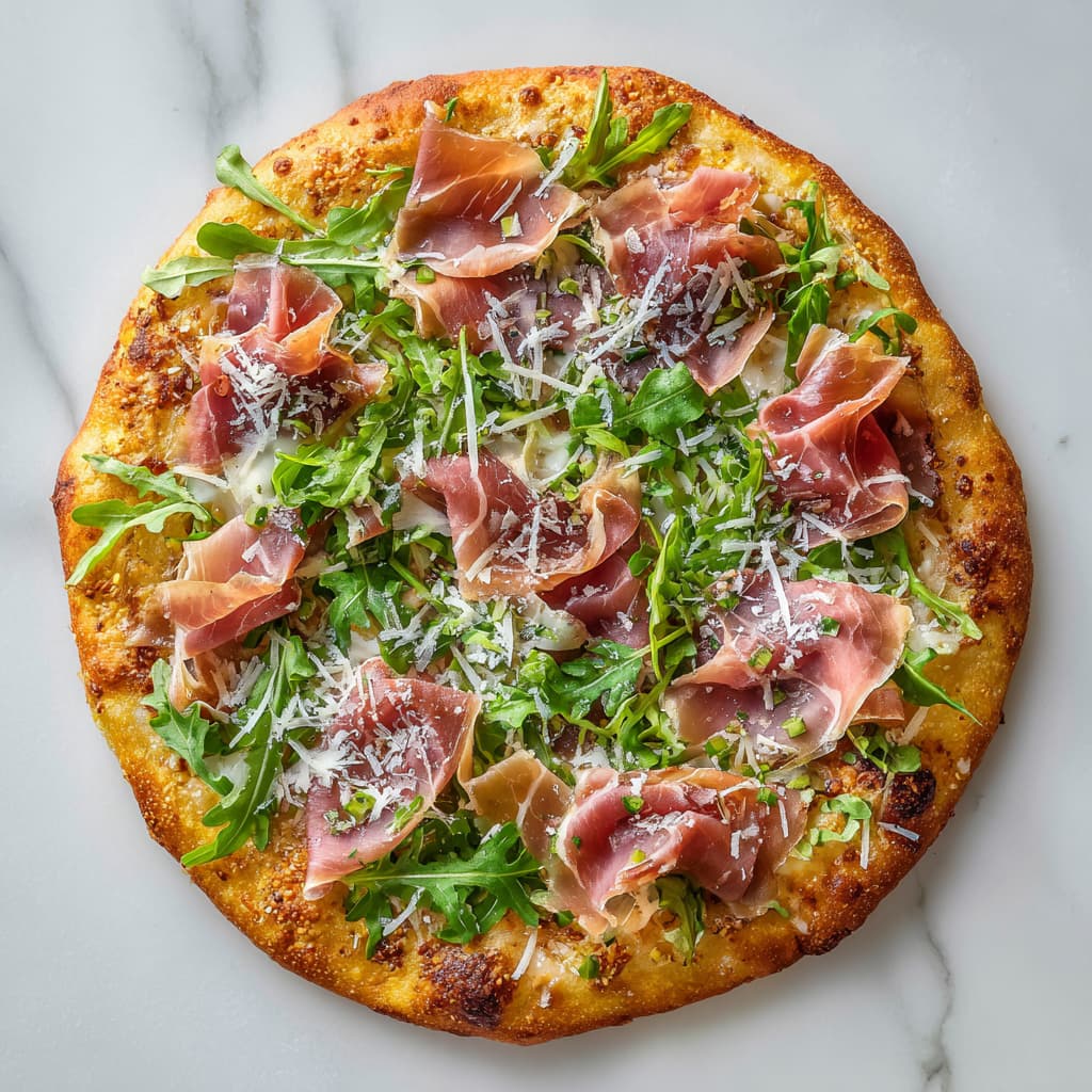 Prosciutto & Arugula Pizza: Elegant Simplicity Meets Bold Flavor