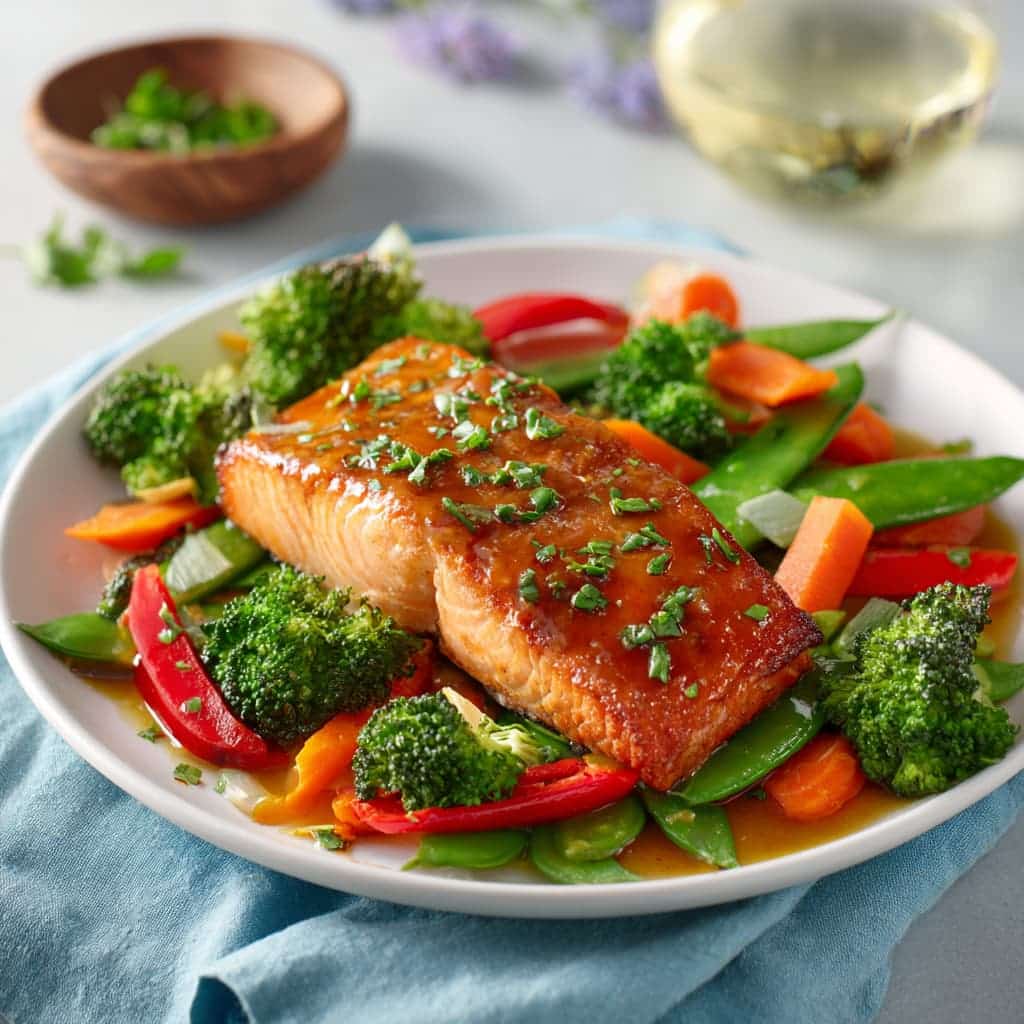 Crispy Vegetable Fry & Salmon Fry