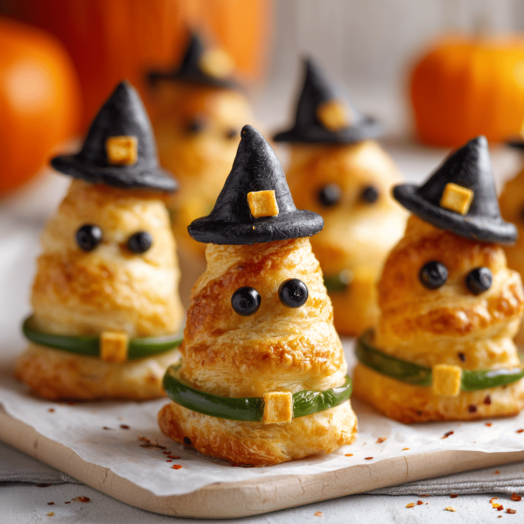 Cheesy Witch Hat Crescents