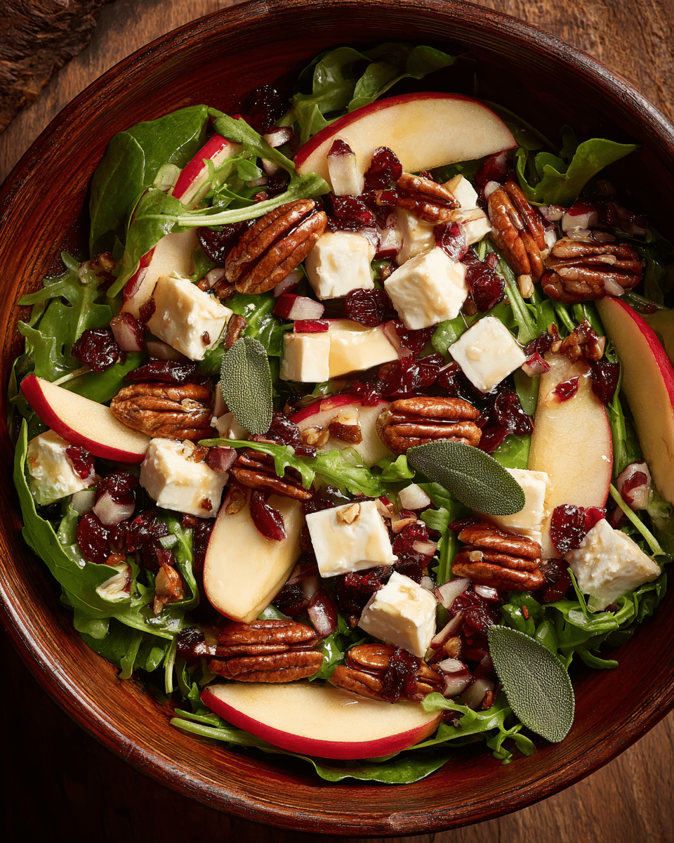 Autumn Harvest Honeycrisp Apple and Feta Salad (Crisp, Sweet & Savory Fall Favorite)