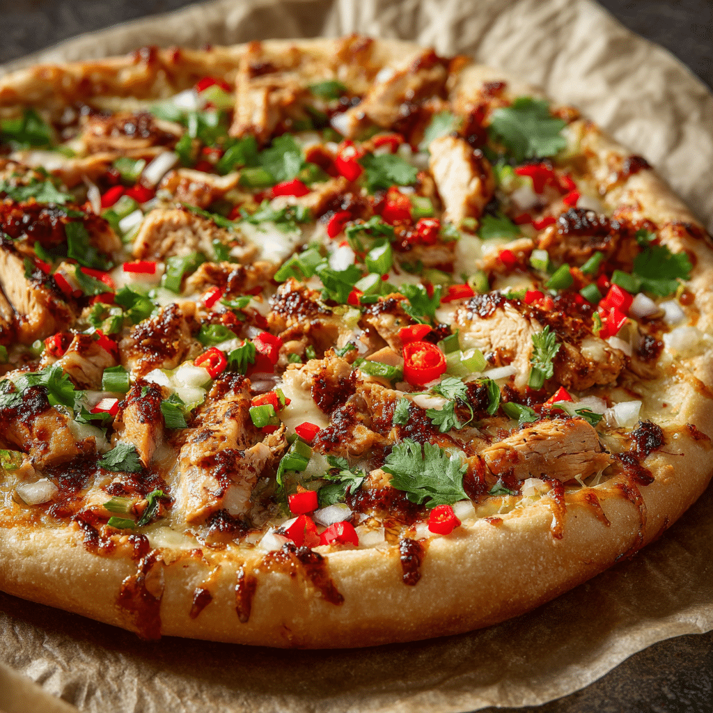 Chili Garlic Chicken Pizza – Spicy, Savory, and Better Than Takeout
