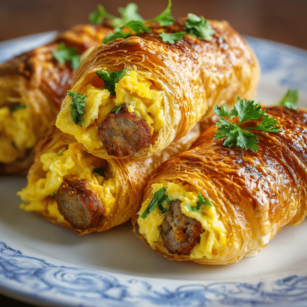 Quick & Delicious Sausage Egg Breakfast Rolls (Grab-and-Go Morning Favorite)