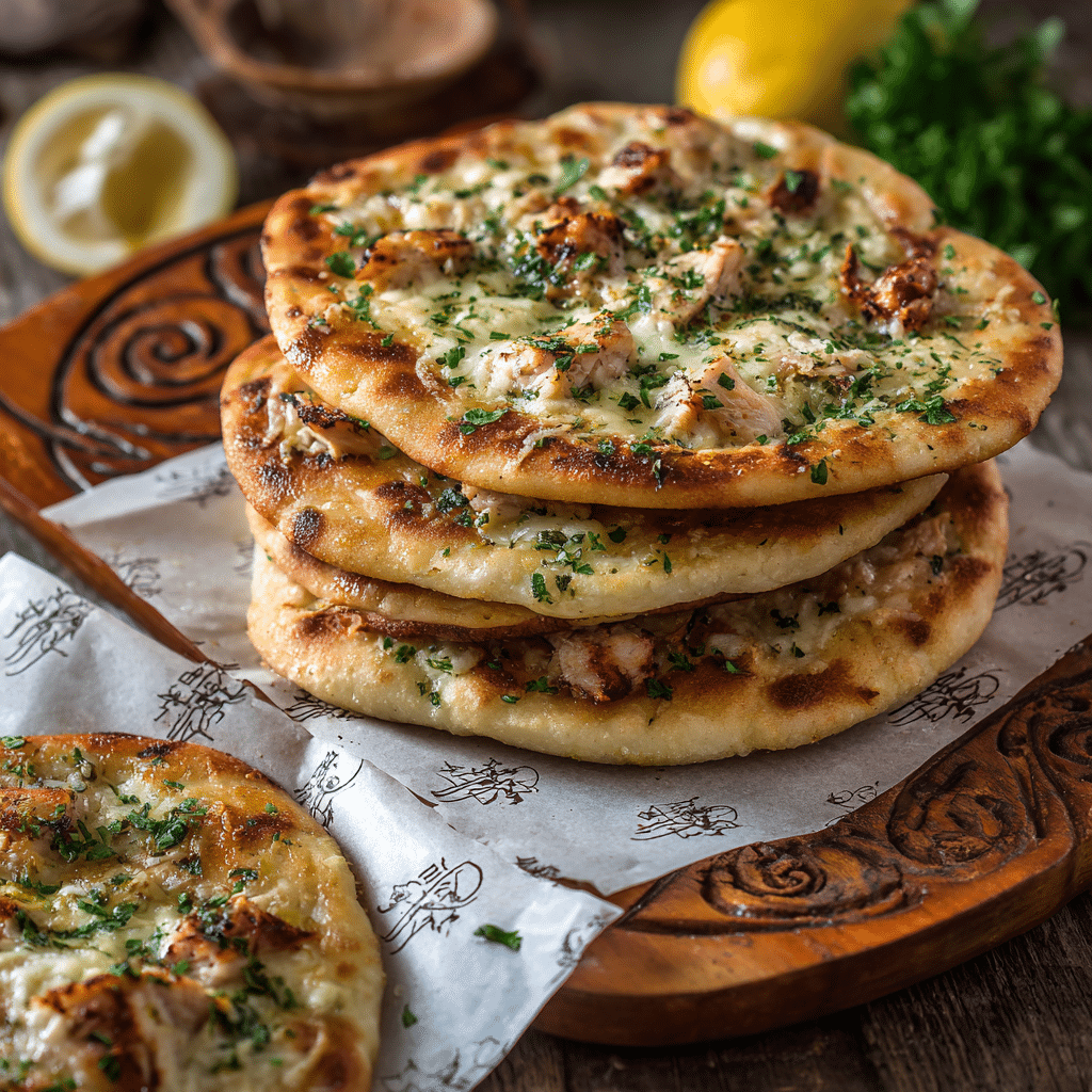 Mini Chicken Alfredo Pizzas: Creamy, Cheesy, and Perfectly Sized