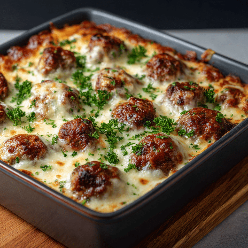 Dump-and-Bake Meatball Casserole: Easy Weeknight Favorite