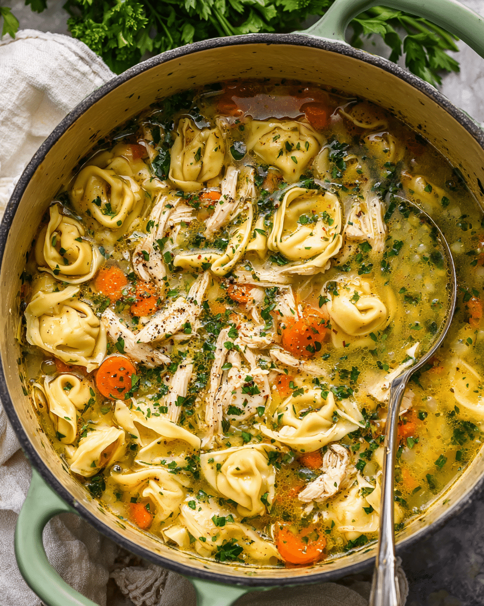 Cozy Chicken Tortellini Soup: A Creamy, Comforting One-Pot Meal