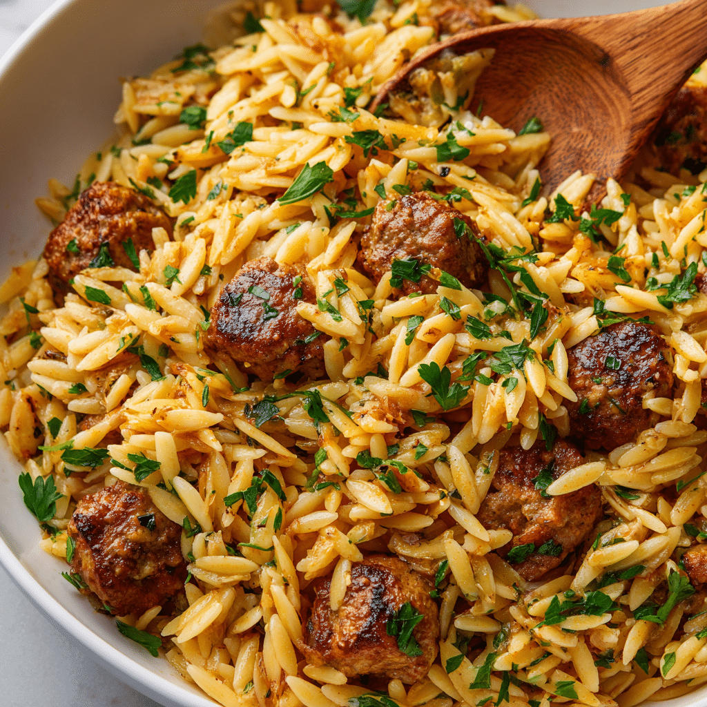 Italian Sausage Orzo: A Hearty One-Pan Dinner Packed with Flavor
