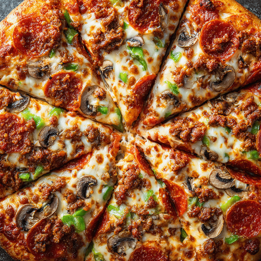 Easy Homemade Pizza – Crispy Crust, Cheesy Topping, Endless Flavor