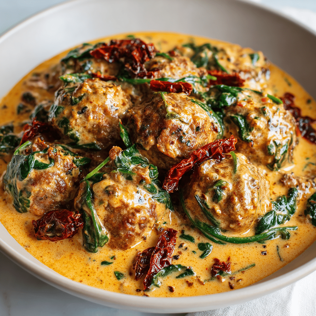 Creamy Tuscan Low Carb Meatballs – Rich, Keto-Friendly Comfort Food