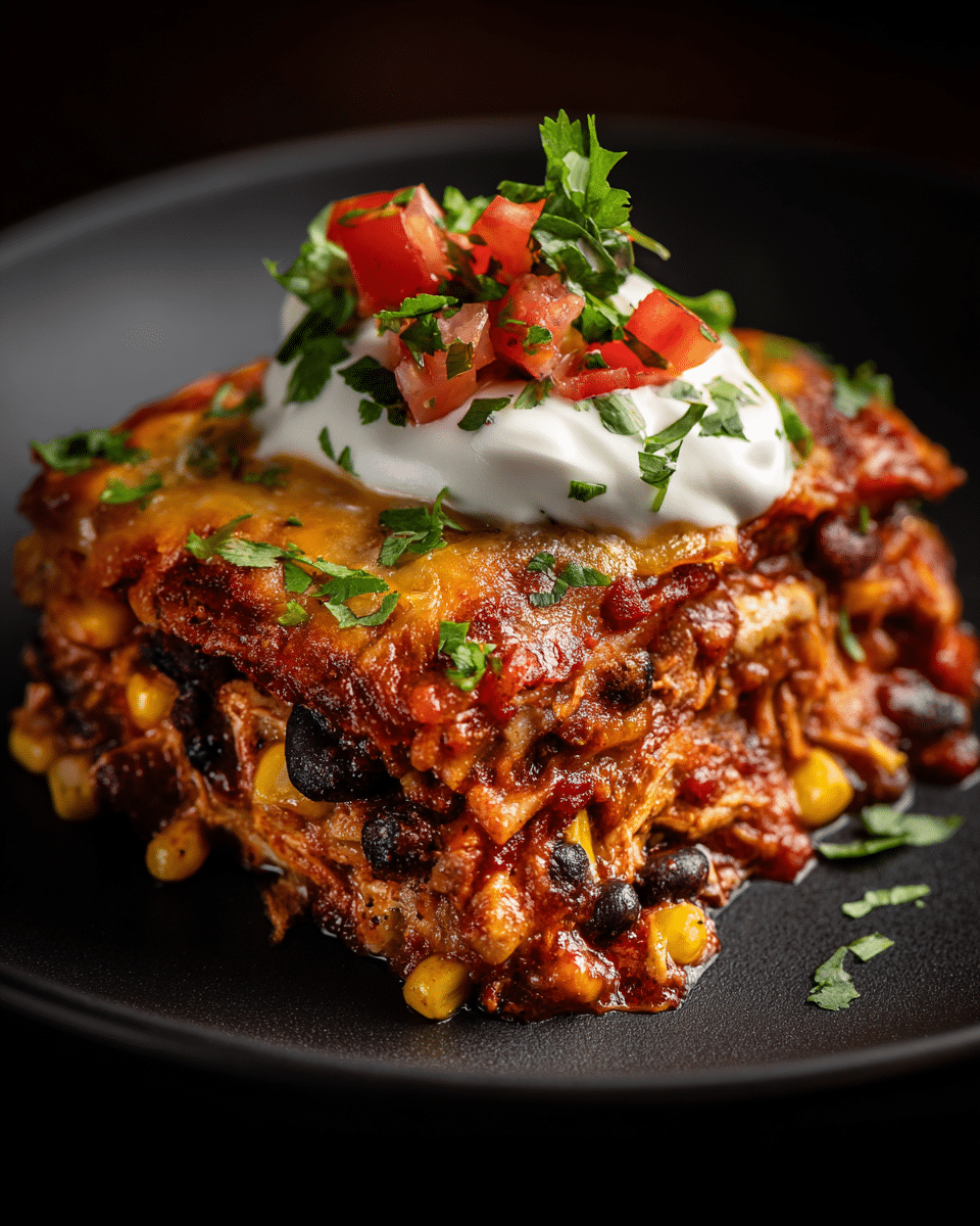 Hearty Crockpot Chicken Enchilada Casserole: A Cozy, Crowd-Pleasing Classic