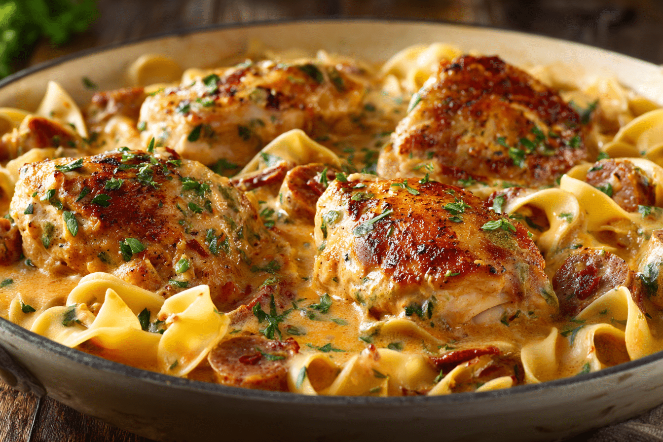 Wholesome Creamy Tuscan Chicken – A Comforting One-Pan Classic