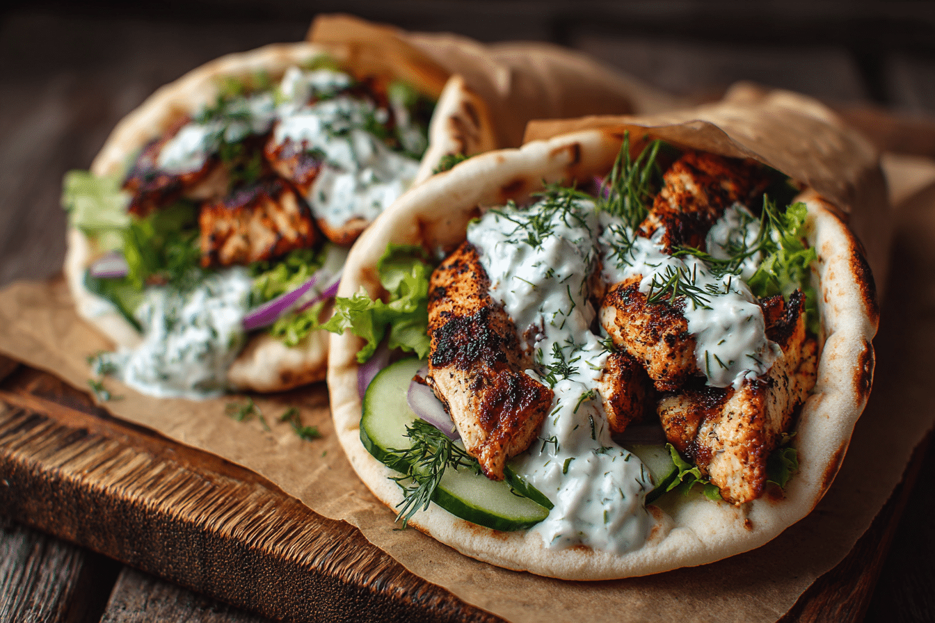 Mediterranean Chicken Gyros – Juicy, Herby, and Perfectly Wrapped