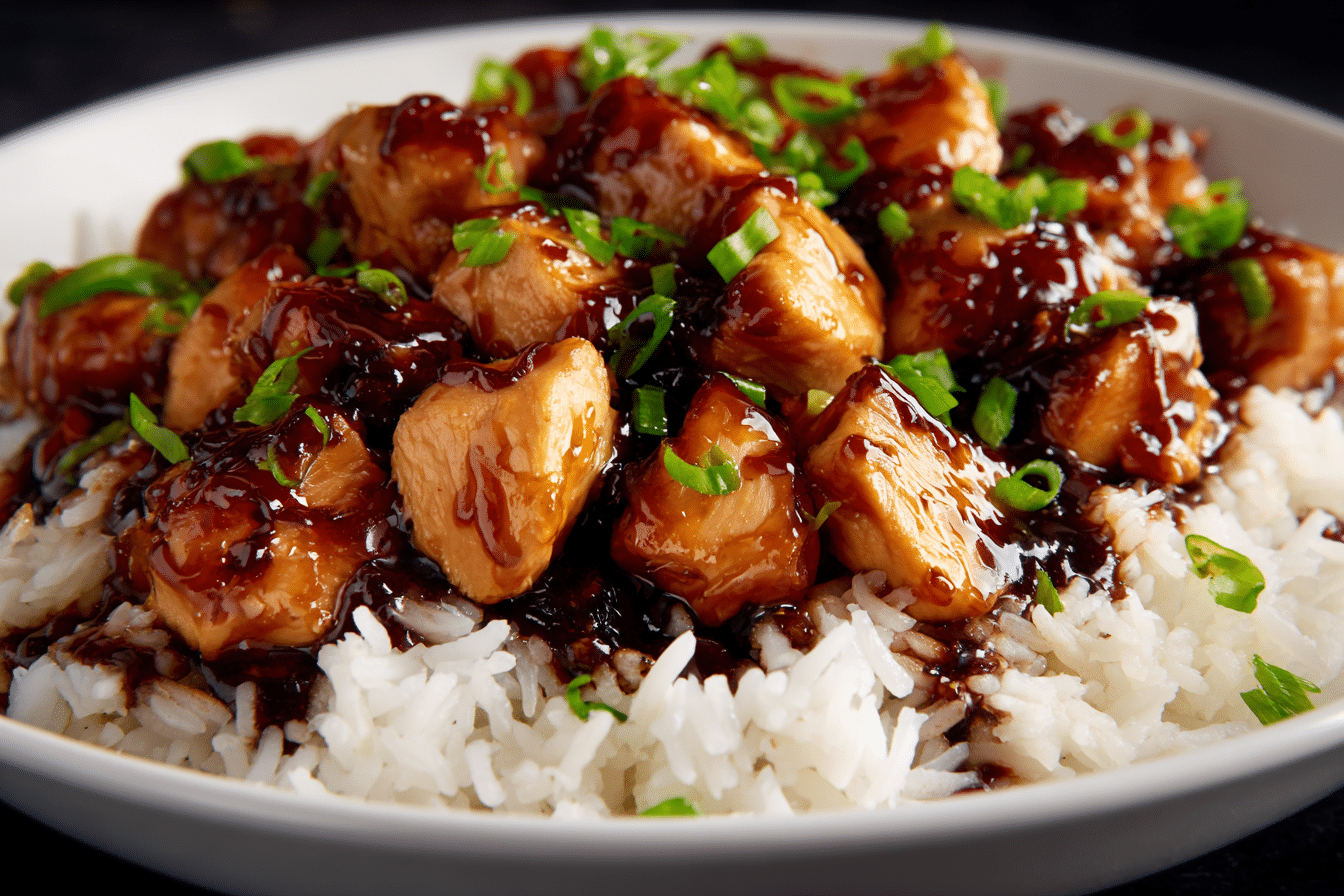 Honey BBQ Chicken Rice – Sweet, Smoky, and Satisfyingly Simple