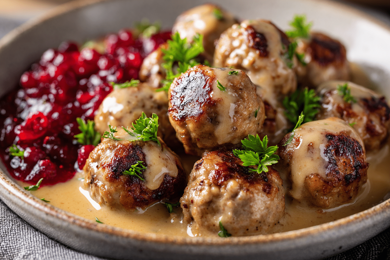 Homemade Swedish Meatballs – Creamy, Cozy & Classic