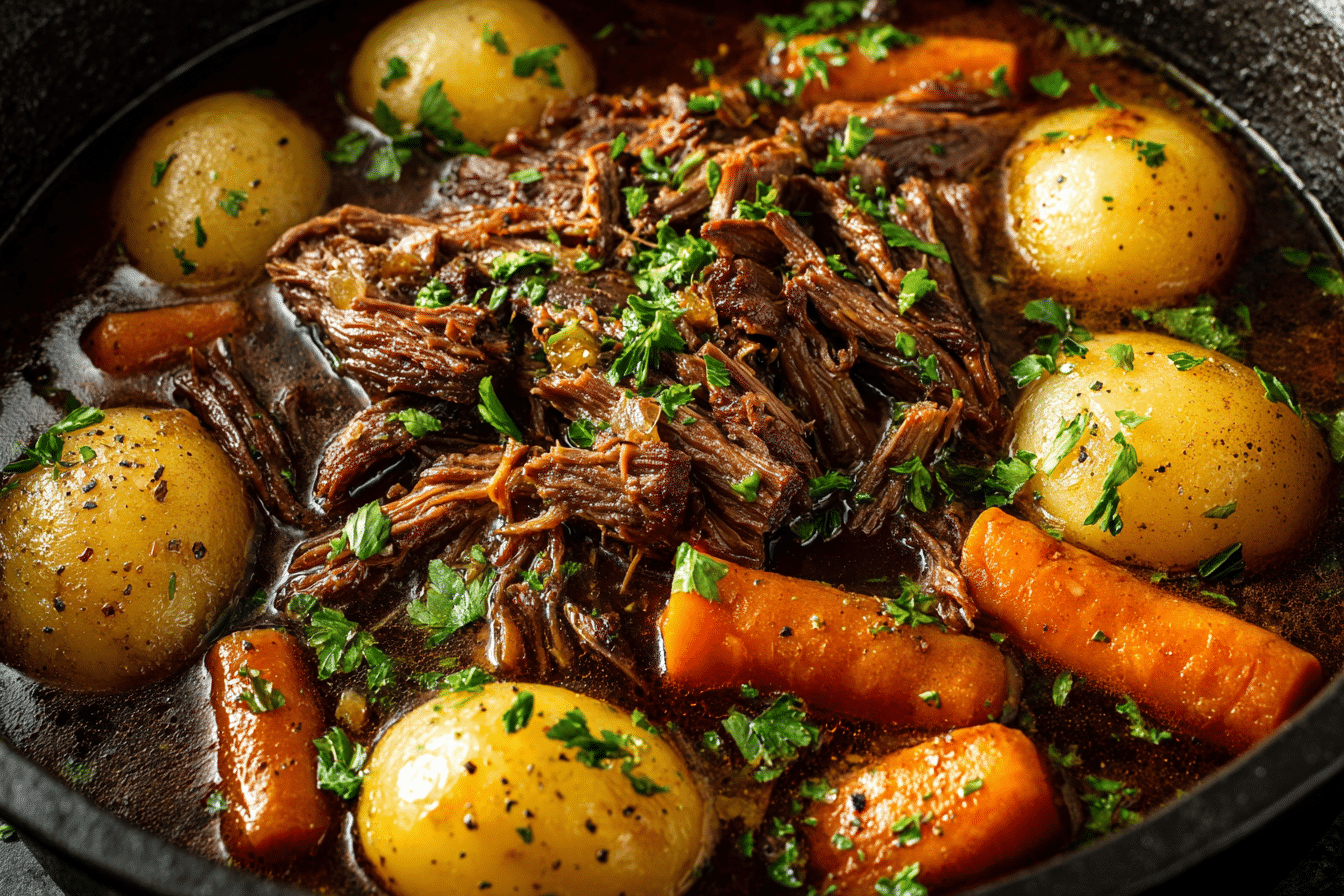 Crock Pot Roast Beef Recipe – Tender, Juicy & Comforting Classic